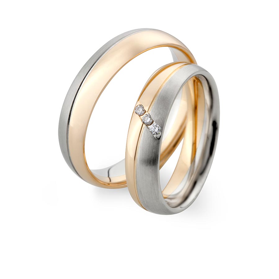 Trauringe Koblenz 600 Platin, 375 Gelbgold 514761-50